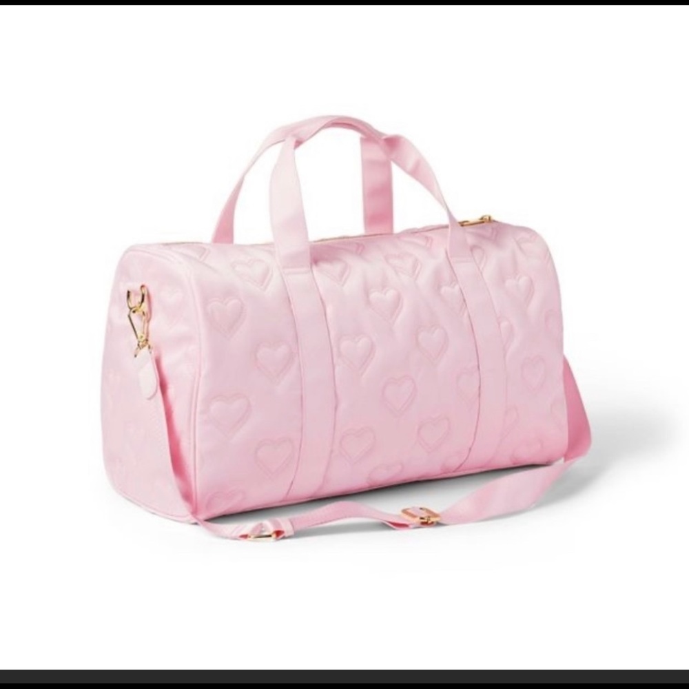 NWT Stoney Clover Lane x Target Pink Heart Duffle Bag
